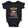 Body à manches courtes super jaguar noir pour bébé personnalisable