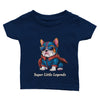 T-shirt bébé personnalisable avec un super bouledogue - un t-shirt bébé unique et adorable. Ce tee-shirt bébé personnalisable permet d'ajouter une touche personnelle avec un dessin de bouledogue mignon. Le t-shirt personnalisé pour bébé est parfait pour un cadeau ou pour habiller votre enfant avec style.