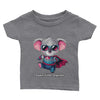 T-shirt bébé personnalisable avec le dessin d'un super koala. Idéal pour offrir à votre petit bout de chou. Ce t-shirt bébé est personnalisable et disponible en plusieurs tailles. Parfait comme cadeau unique et original