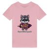 T-shirt enfant bio personnalisable avec le dessin d'un super louveteau. Idéal pour les enfants, ce t-shirt personnalisable est fait en coton biologique, parfait pour un look à la fois mignon et responsable. Parfait comme cadeau unique