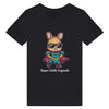 T-shirt enfant bio personnalisable avec un dessin de super lapin. Idéal pour les enfants aimant les vêtements uniques et les designs ludiques d'animaux. Fabriqué à partir de matériaux biologiques, ce t-shirt est à la fois confortable et écologique. Parfait comme cadeau personnalisé!