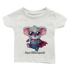 T-shirt bébé personnalisable avec le dessin d'un super koala. Idéal pour offrir à votre petit bout de chou. Ce t-shirt bébé est personnalisable et disponible en plusieurs tailles. Parfait comme cadeau unique et original