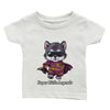 Adorable T-shirt bébé personnalisable avec dessin de super louveteau. Idéal pour les tout-petits, ce tee-shirt personnalisé est un choix parfait pour ajouter une touche unique à la garde-robe de votre bébé.