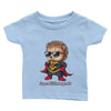 t-shirt bébé personnalisable avec un dessin de super hérisson. Idéal pour bébés, ce tee-shirt personnalisé est une adorable option pour les tout-petits. Parfait comme cadeau unique pour bébé, ce tee-shirt est disponible en plusieurs tailles et peut être personnalisé avec le nom de votre choix