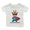  adorable t-shirt bébé personnalisable avec le dessin d'un super girafon. Idéal pour les tout-petits, ce tee-shirt est personnalisé avec soin et disponible en plusieurs tailles. Parfait comme cadeau unique pour bébé.