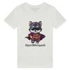 T-shirt enfant bio personnalisable avec le dessin d'un super louveteau. Idéal pour les enfants, ce t-shirt personnalisable est fait en coton biologique, parfait pour un look à la fois mignon et responsable. Parfait comme cadeau unique