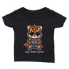 T-shirt bébé personnalisable avec un dessin de super tigre. Idéal comme cadeau unique pour bébé. Tee-shirt bébé, personnalisé avec un dessin d'animal. Personnalisation disponible