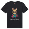 T-shirt adulte unisexe bio personnalisable - Super lapin. T-shirt personnalisable et à personnaliser pour hommes et femmes. Tee shirt unisex et bio avec un dessin de super lapin. Idéal pour les adultes à la recherche d'un t shirt unisex personnalisé de haute qualité.